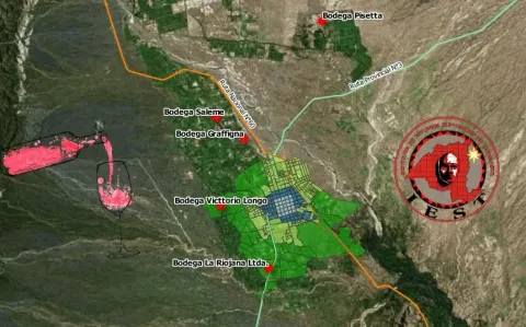 Plano del Circuito Histórico (IES Tinogasta)
