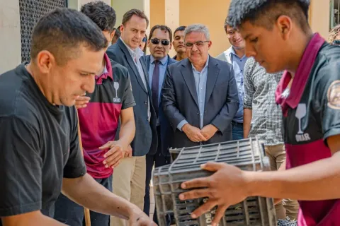Winemaking trial with the Agricultural School