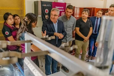 Winemaking trial with the Agricultural School